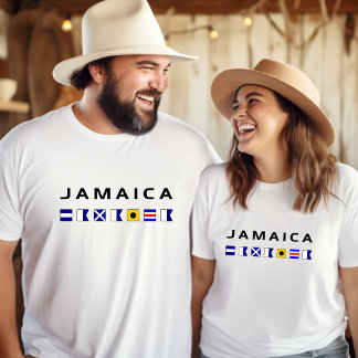 Jamaika-Seeschifffahrtsflaggen T-Shirt