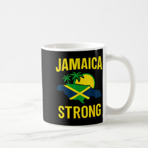 Jamaika Stark Ich Liebe Jamaikanische Flagge Herz Kaffeetasse