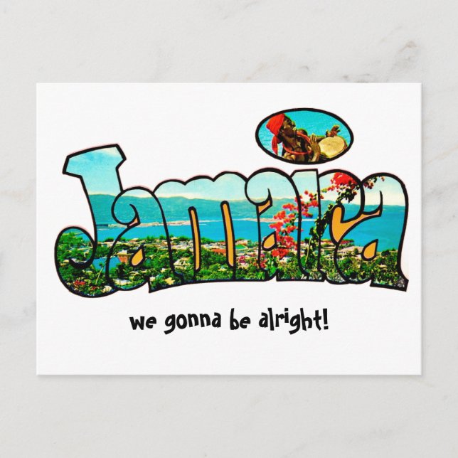 Jamaika Starke Postkarte (Vorderseite)