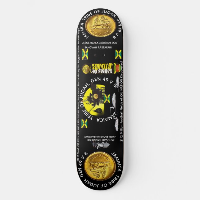 JAMAIKA-STUBE JUDAH-Skateboard Skateboard (Vorderseite)