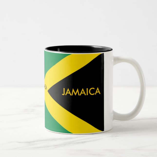 Jamaika-Tasse Zweifarbige Tasse (Rechts)