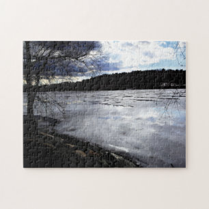 Jamaika-Teich, gefroren, Jamaika-Ebenen
