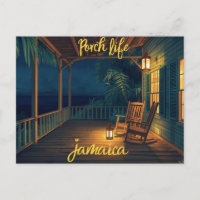Jamaika Veranda Leben Abend