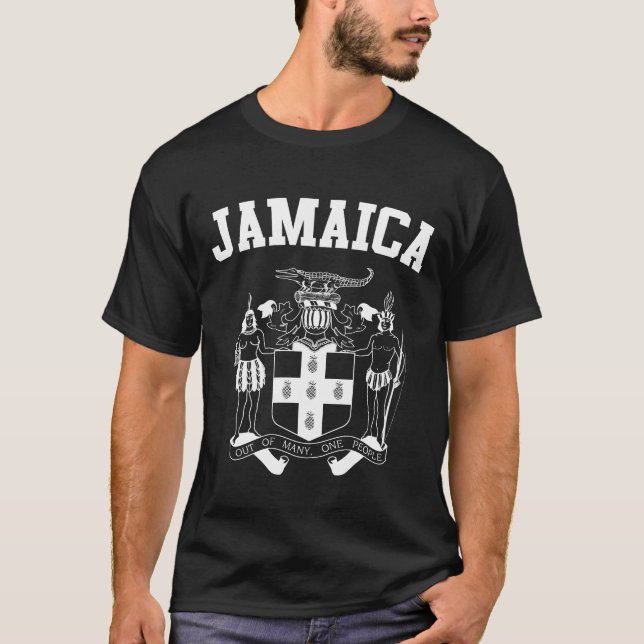 Jamaika-Wappen T-Shirt (Vorderseite)