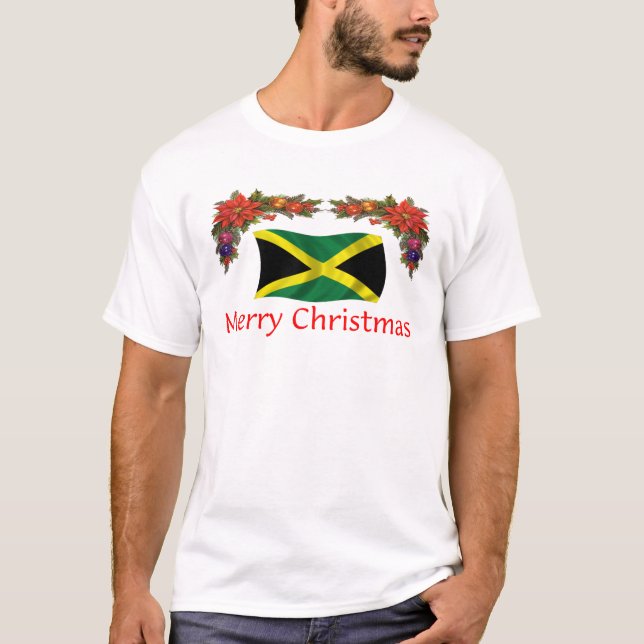 Jamaika-Weihnachten T-Shirt (Vorderseite)