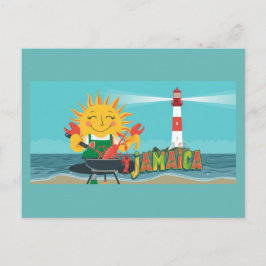 Jamaika ya mon  postkarte