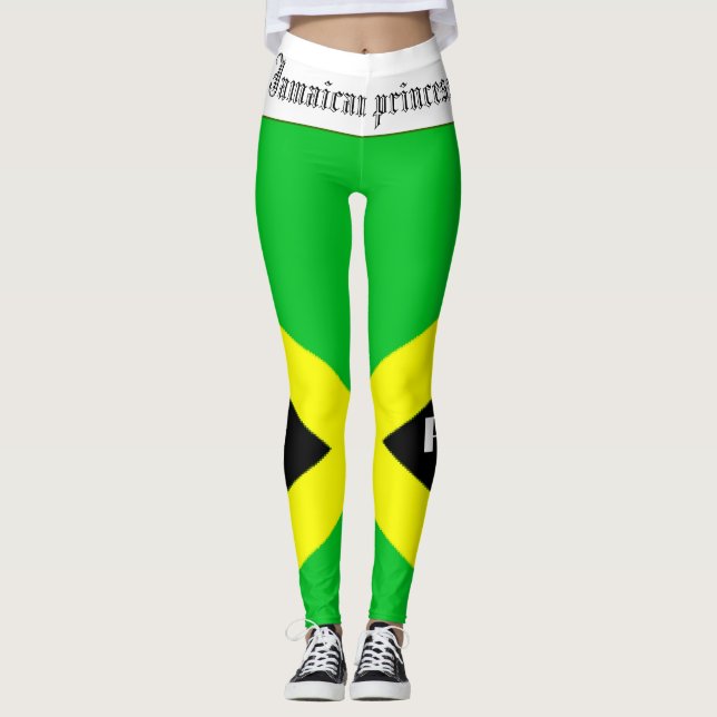 JAMAIKAN PRINCESS FLAG LEGGINGS VON. HAVIC ACD (Vorderseite)
