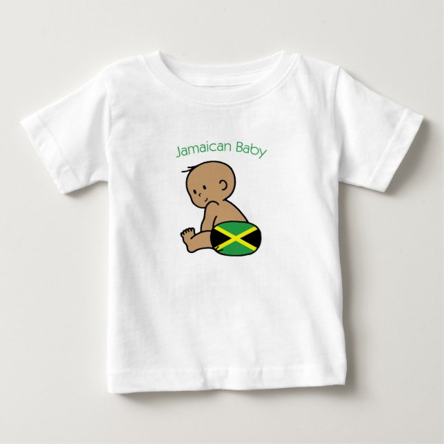 Jamaikaner Baby Baby T-shirt (Vorderseite)