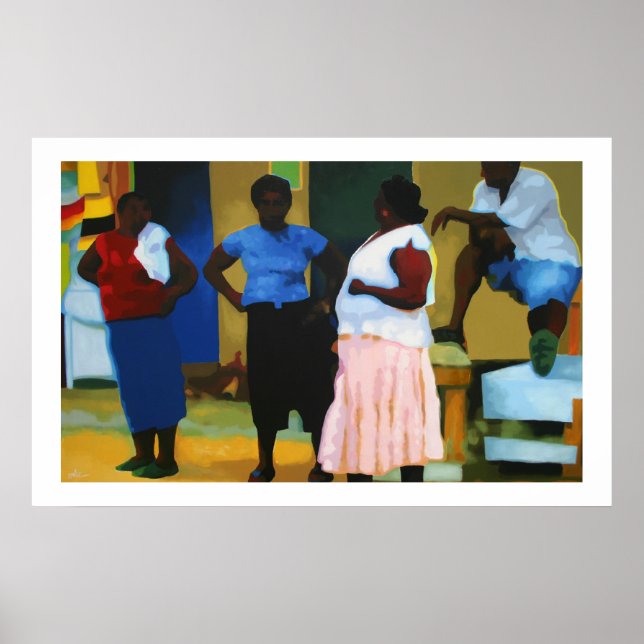 Jamaikaner in Negril Poster (Vorne)