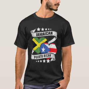 Jamaikaner Puerto Rican Half Puerto ricanischer ha T-Shirt