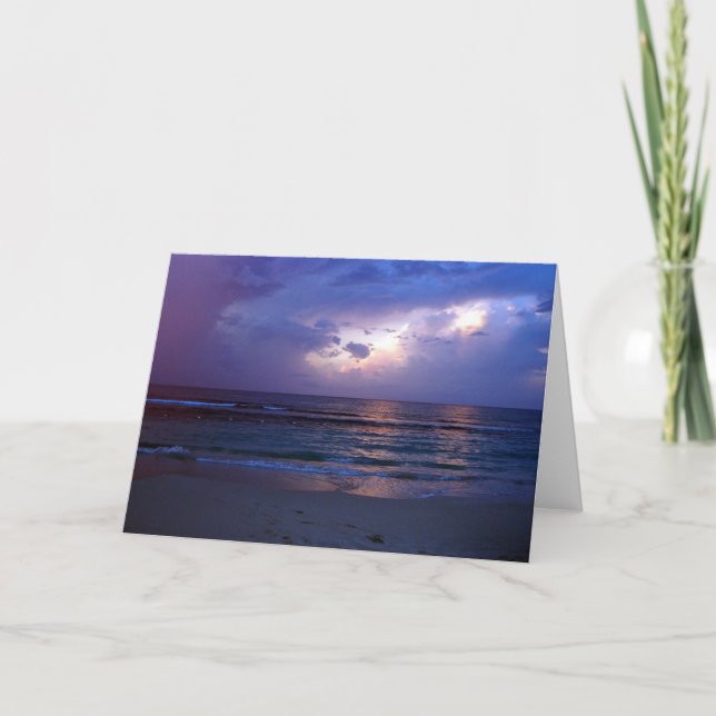 Jamaikaner Sunset Karte (Vorderseite)