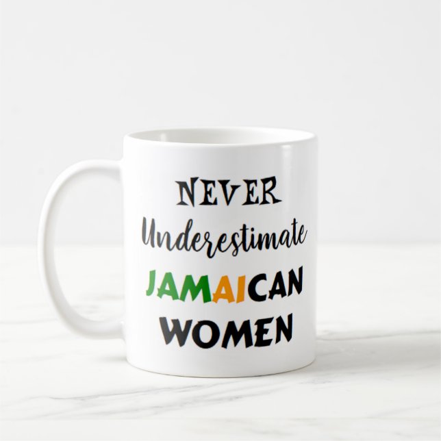 Jamaikanerinnen Kaffeemaschine Tasse (Links)