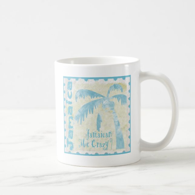 Jamaikanisch ich verrückt kaffeetasse (Rechts)