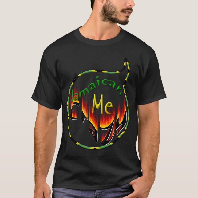 Jamaikanisch ich verrückt T-Shirt (Vorderseite)