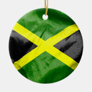 Jamaikanische Fahne Keramik Weihnachtsschmuck
