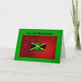 jamaikanische Flag Weihnachtskarte Feiertagskarte