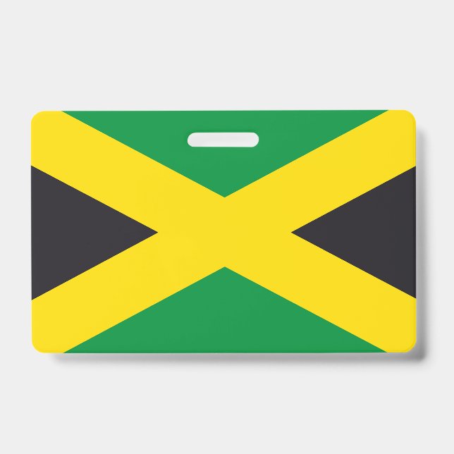 Jamaikanische Flagge Ausweis (Vorderseite)