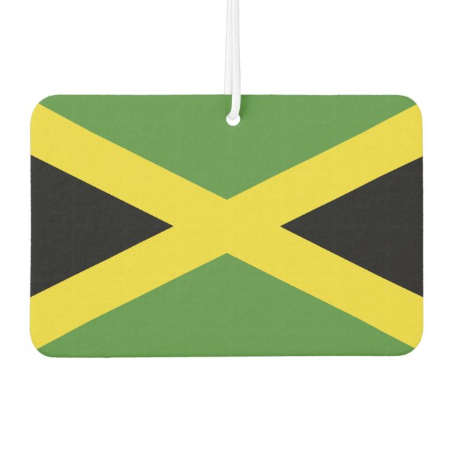 jamaikanische Flagge Autolufterfrischer (Vorderseite)