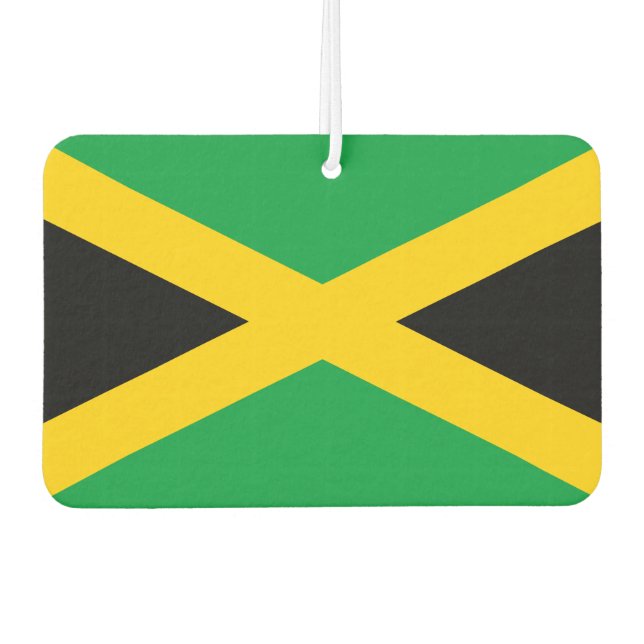 jamaikanische Flagge Autolufterfrischer (Vorderseite)