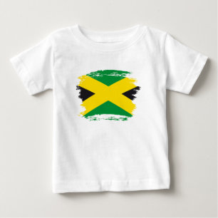Jamaikanische Flagge Baby T-shirt