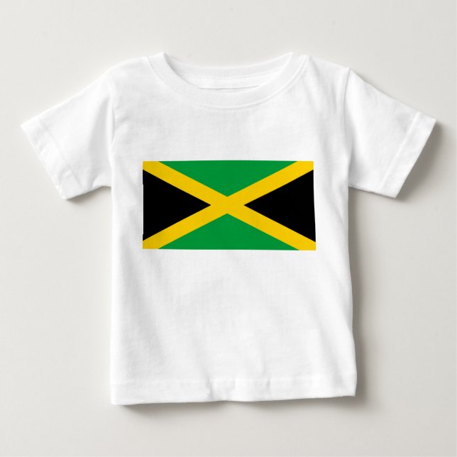 jamaikanische Flagge Baby T-shirt (Vorderseite)