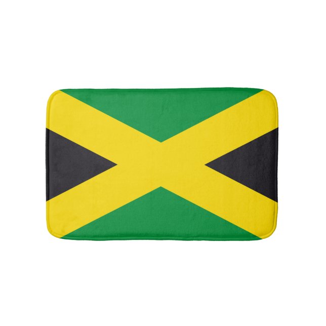 Jamaikanische Flagge Badematte (Vorderseite)
