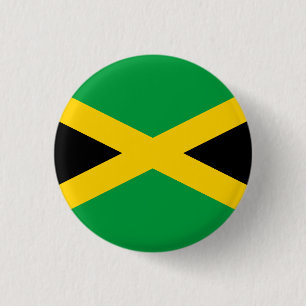 jamaikanische Flagge Button