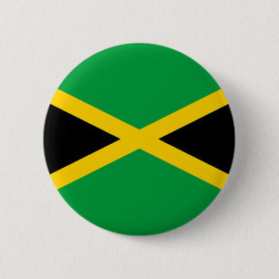 Jamaikanische Flagge Button