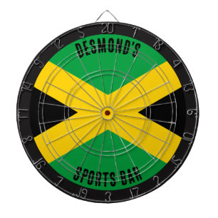 Jamaikanische Flagge Dartscheibe