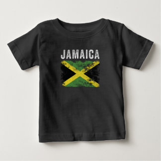 Jamaikanische Flagge erschüttert - jamaikanische F Baby T-shirt
