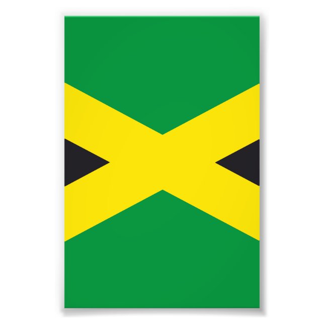 Jamaikanische Flagge Fotodruck (Vorne)