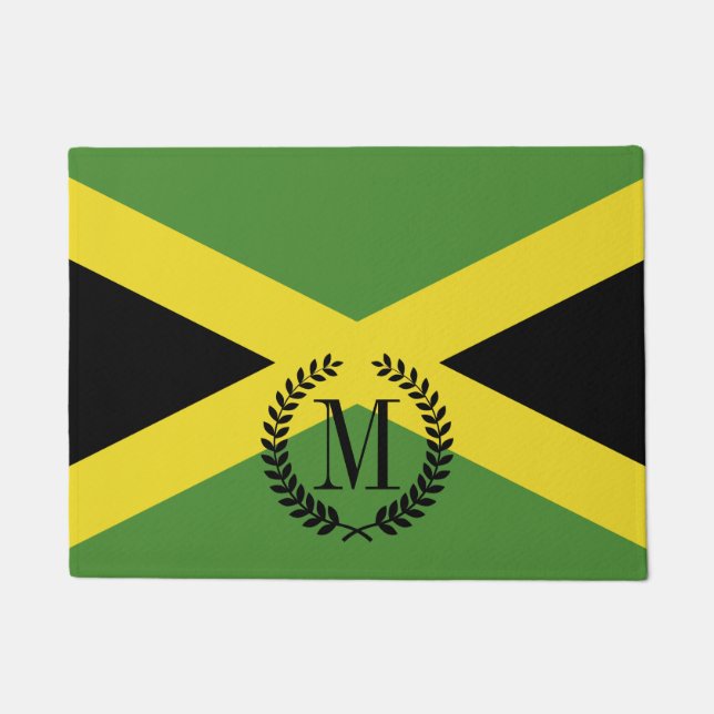 Jamaikanische Flagge Fußmatte (Vorderseite)