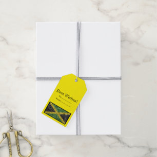 Jamaikanische Flagge - gekrümmt Geschenkanhänger