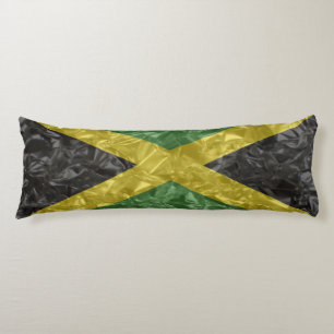 Jamaikanische Flagge - gekrümmt Seitenschläferkissen