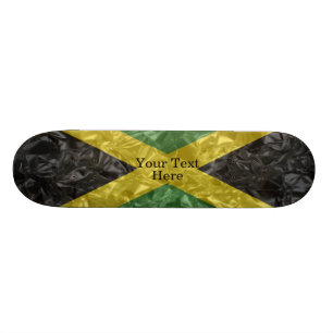 Jamaikanische Flagge - gekrümmt Skateboard