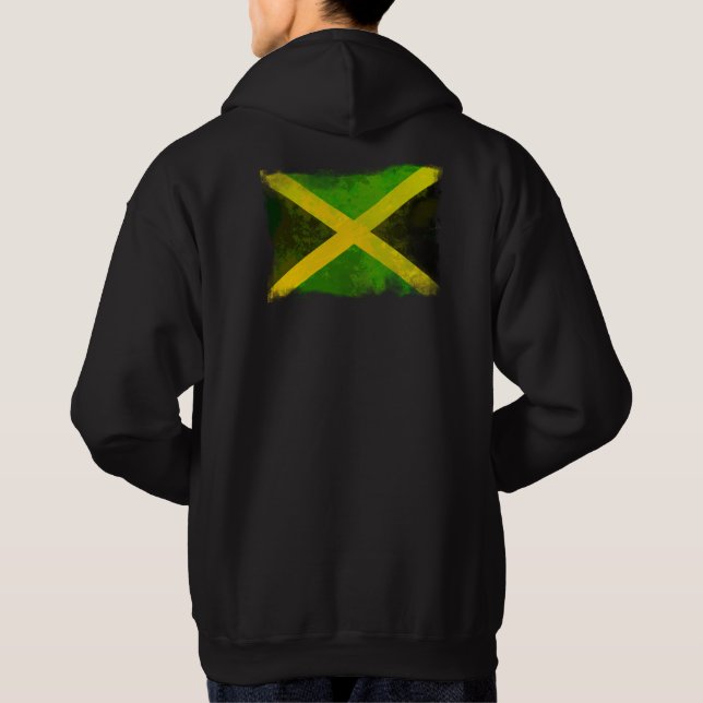 jamaikanische Flagge Hoodie (Rückseite)