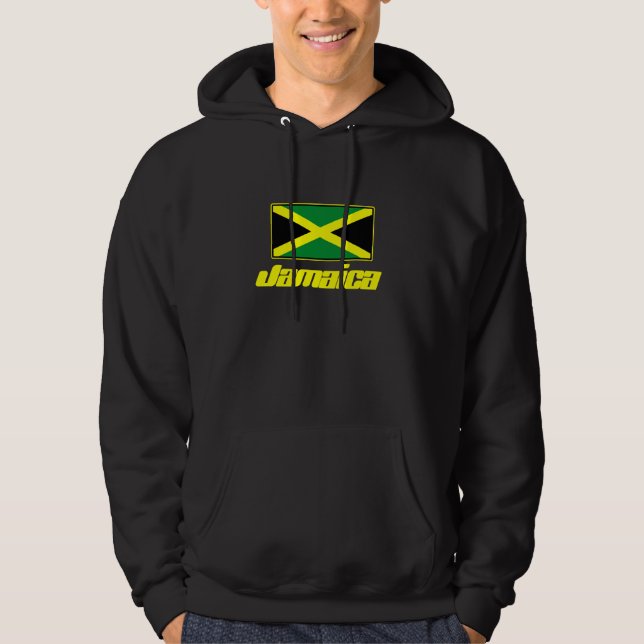 Jamaikanische Flagge Hoodie (Vorderseite)