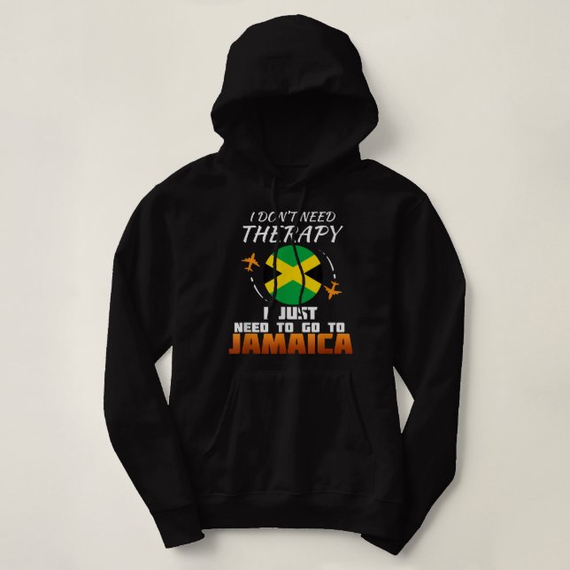 Jamaikanische Flagge I Jamaika Flagge I Urlaub Jam Hoodie (Design vorne)