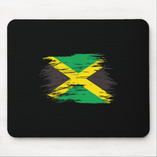 Jamaikanische Flagge Jamaica Souvenir Liebe Reise Mousepad