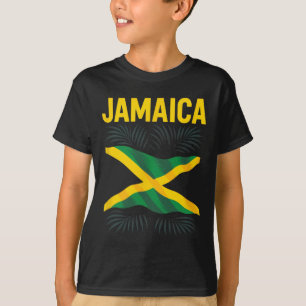 Jamaikanische Flagge Jamaika Souvenir Reise Urlaub T-Shirt
