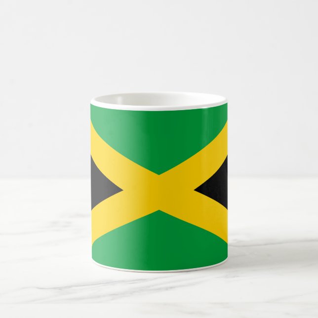 Jamaikanische Flagge Kaffeetasse (Mittel)
