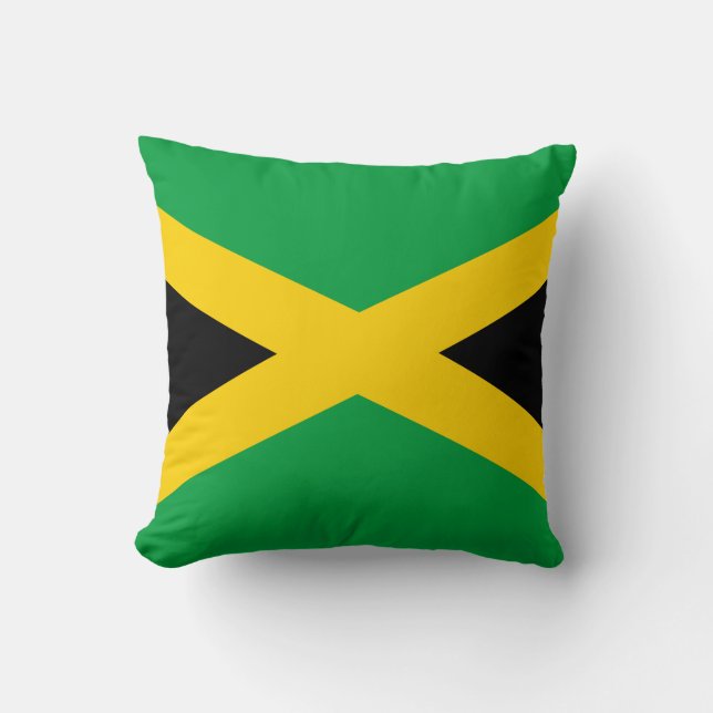 jamaikanische Flagge Kissen (Vorderseite)