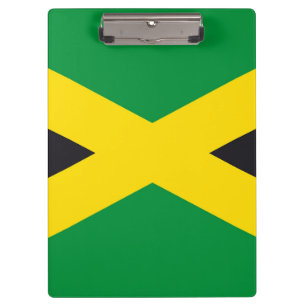 Jamaikanische Flagge Klemmbrett