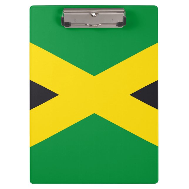 Jamaikanische Flagge Klemmbrett (Vorderseite)
