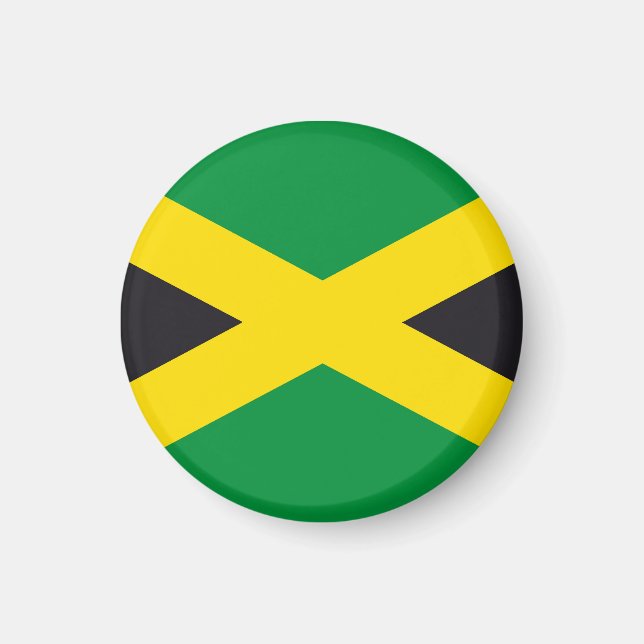 Jamaikanische Flagge Magnet (Vorne)