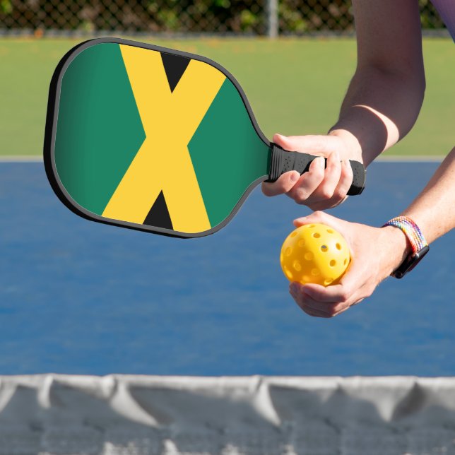jamaikanische Flagge Pickleball Schläger (InSitu)