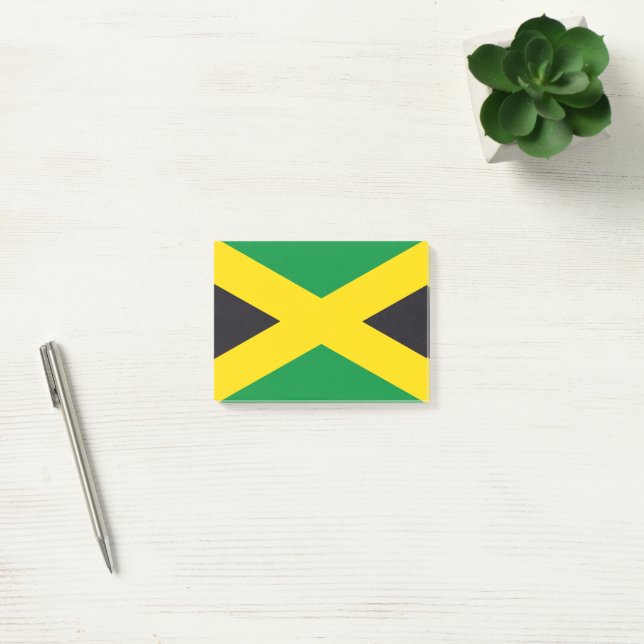 Jamaikanische Flagge Post-it Klebezettel (Büro)