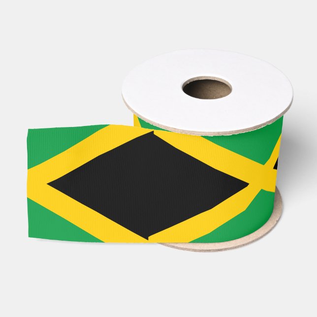 jamaikanische Flagge Ripsband (Spule)