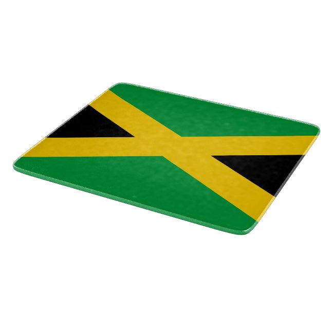 jamaikanische Flagge Schneidebrett (Ecke)
