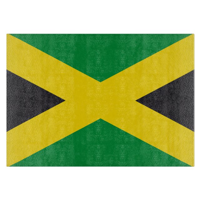 Jamaikanische Flagge Schneidebrett (Vorderseite)